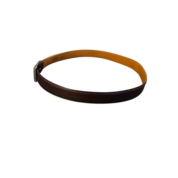 Magnanni Men’s Brown Leather Belt Size 44 / 52” Made in Spain - Picture 3 of 5